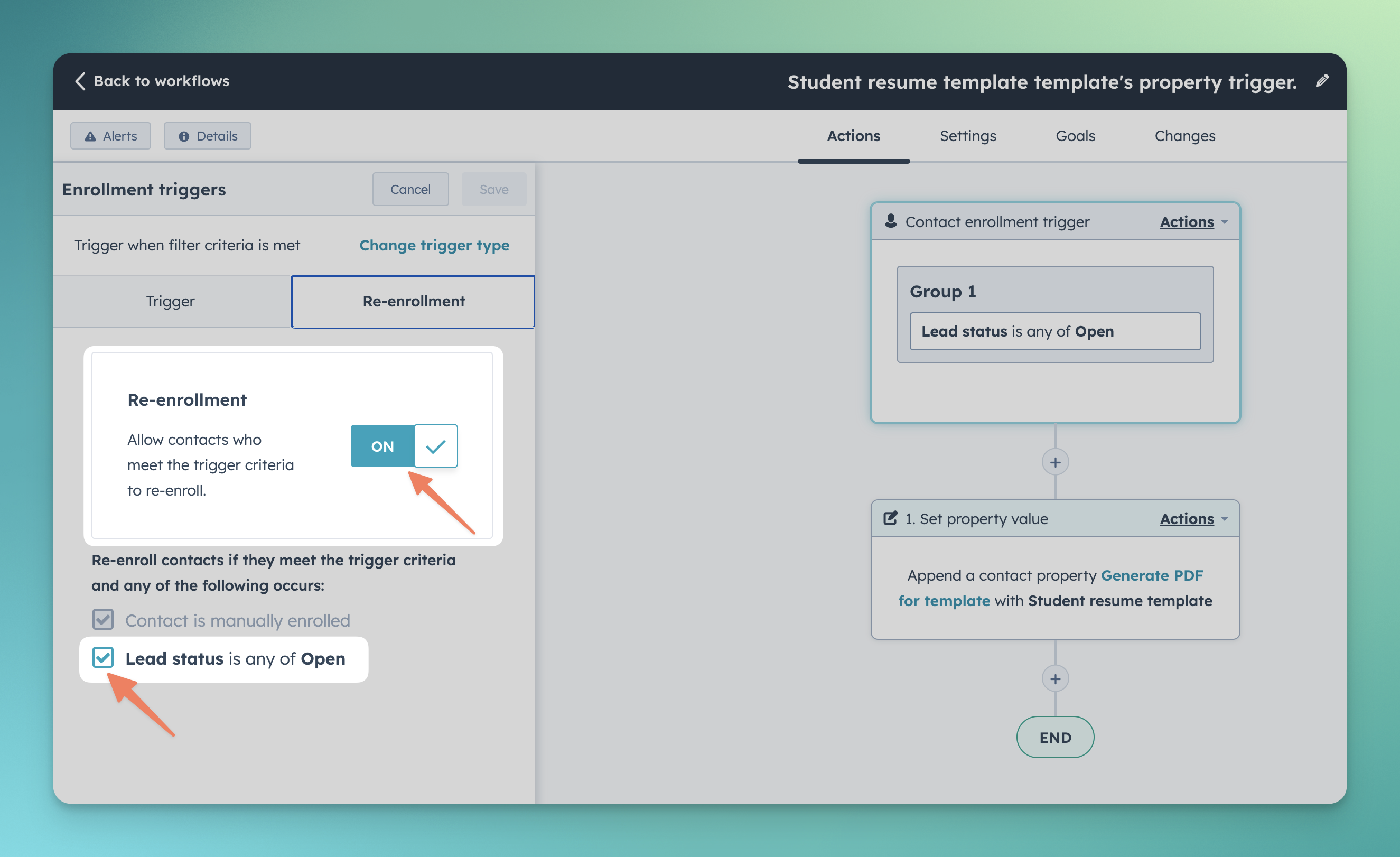 hubspot-workflow-re-enrolment-trigger