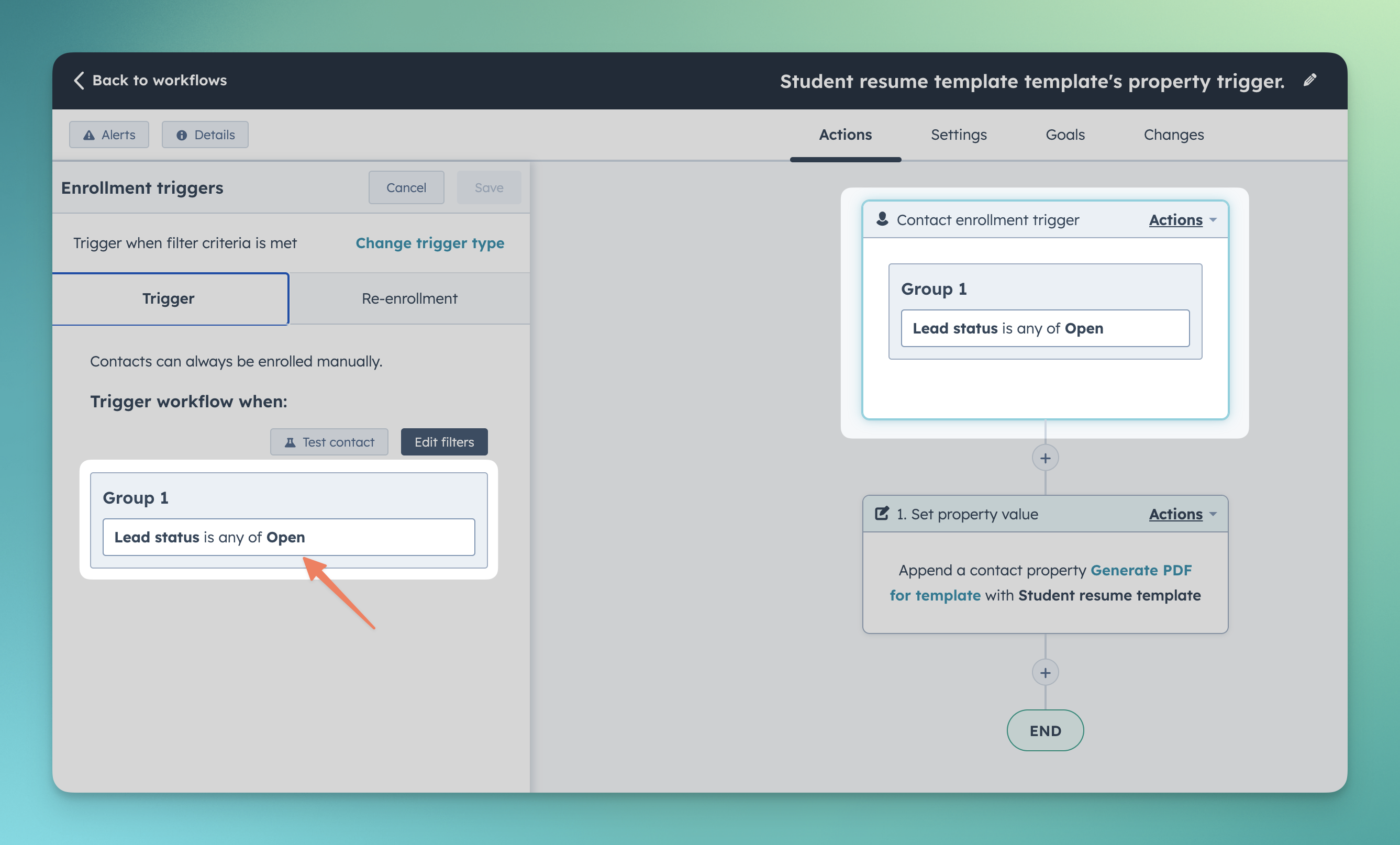 hubspot-workflow-trigger