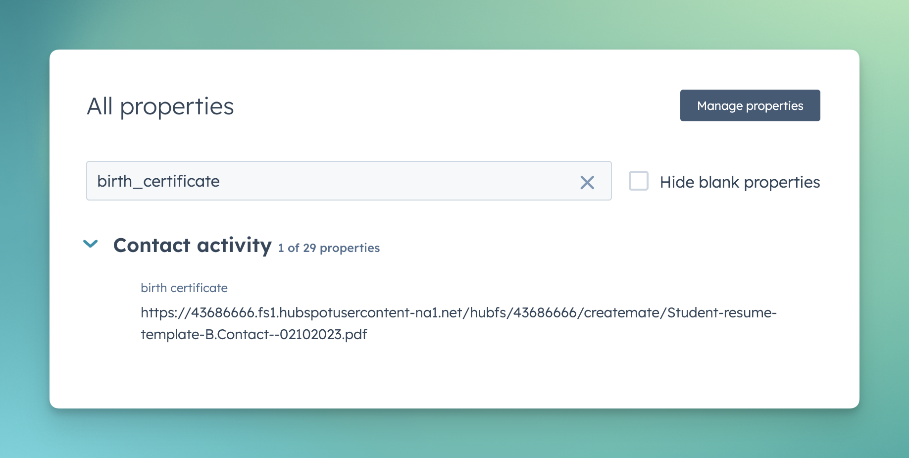 trigger-property-value